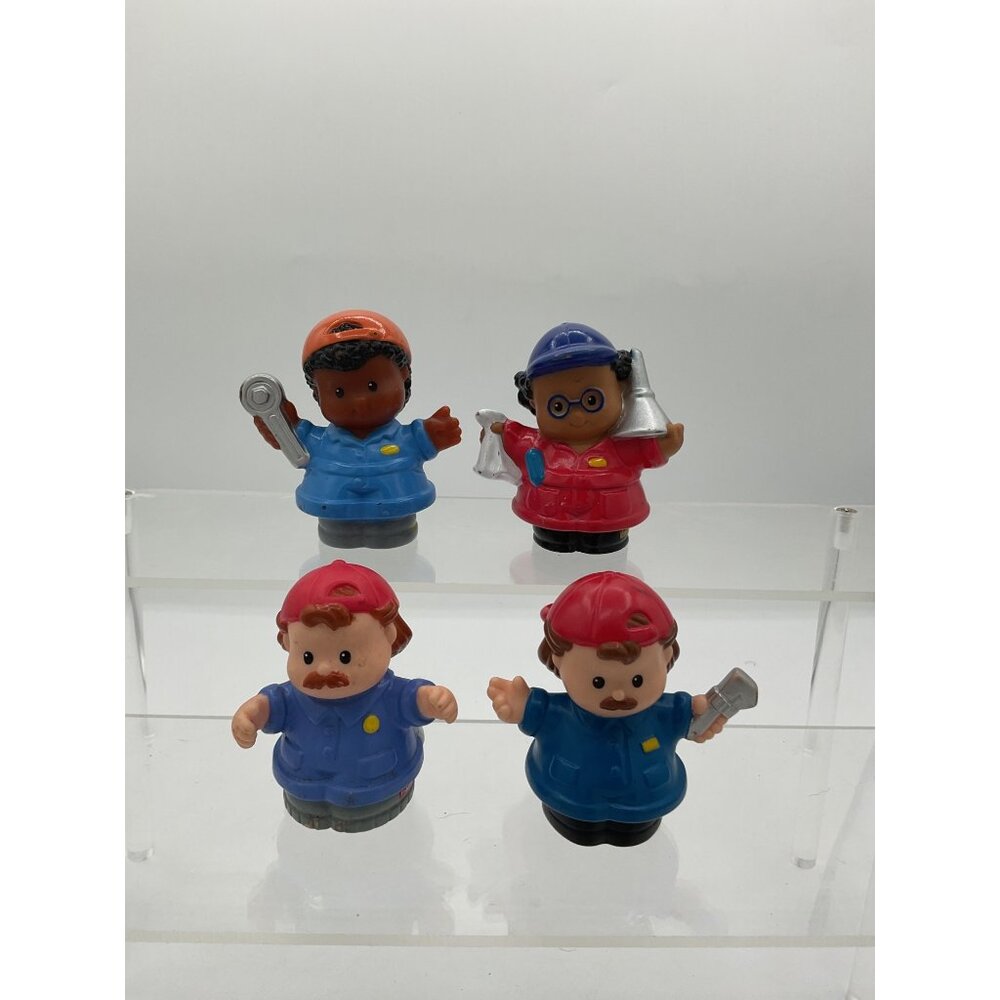 Fisher Price Little People Mechanic Figures Lot